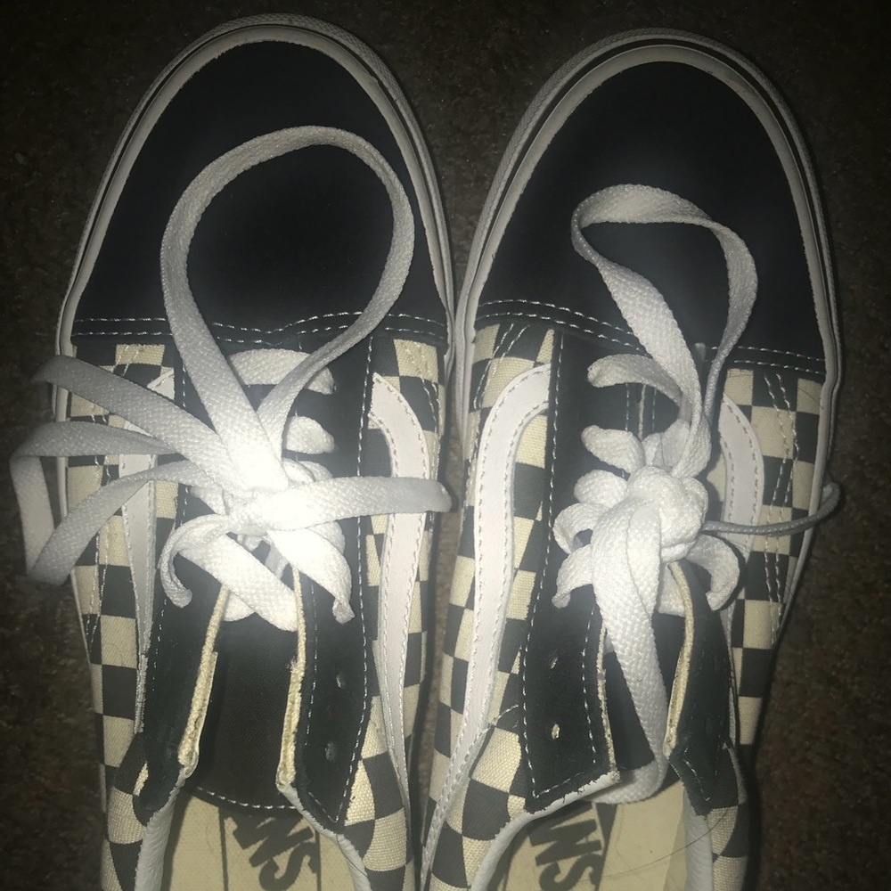 Vans checkered shoes